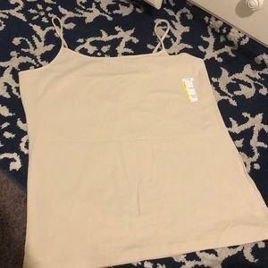 tan tank top